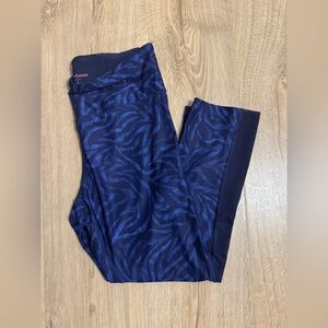 Juicy Couture Blue Zebra Print Leggings